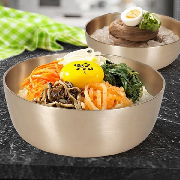 놋그릇 비빔밥 밥그릇 냉면기 유기 면기 세트 국수 - 상품 이미지