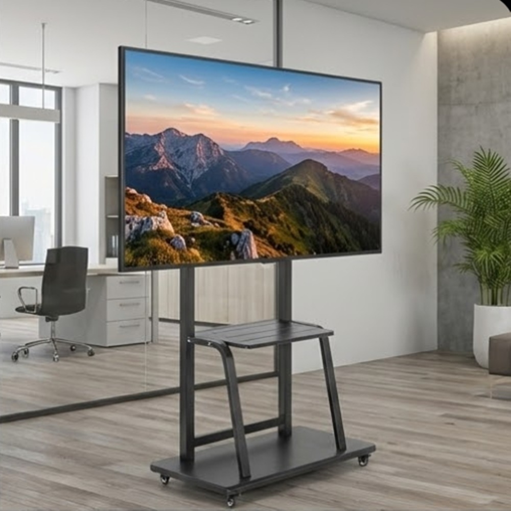이동식 tv 거치대 218cm(86인치) 대형 전자칠판 티비 스탠드 이미지 7