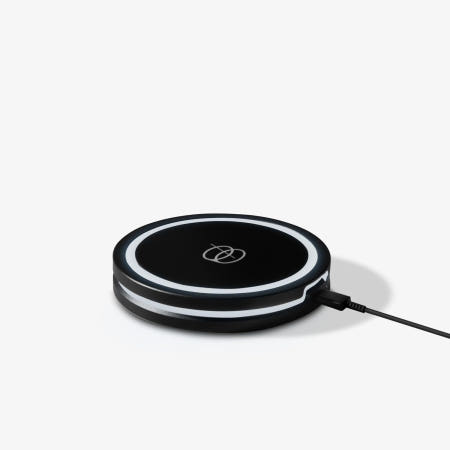 [해외]바시스 스마트 코스터 2.0(블랙) - 휴대용 칵테일 메이커 & 음료 믹서 및 모크테일을 위한 1000가지 이상의 레시피가 포함된 앱 지원 홈 바텐더 머신 Matte Bla