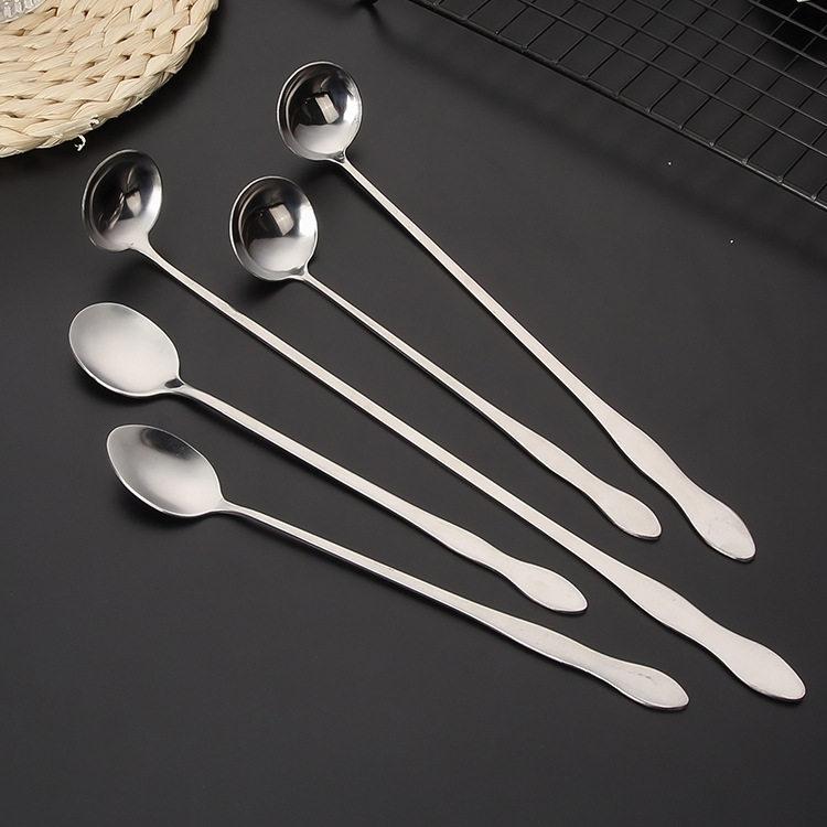 수프 키친툴 스푼형 화이트 레이들 스테인리스 조리용 양념 숟가락 19cm 약5g - 상세 이미지 5