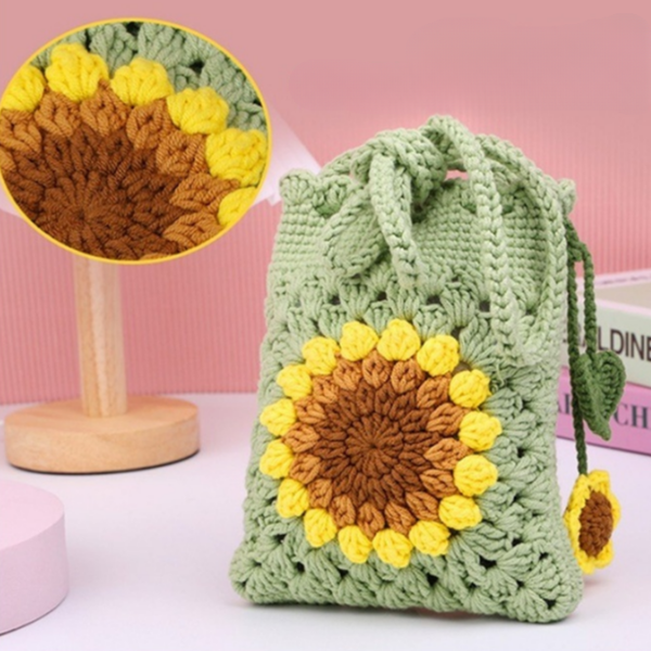 손뜨개 뜨개 가방 코바늘 diy 가방 만들기 니트 - 상품 이미지