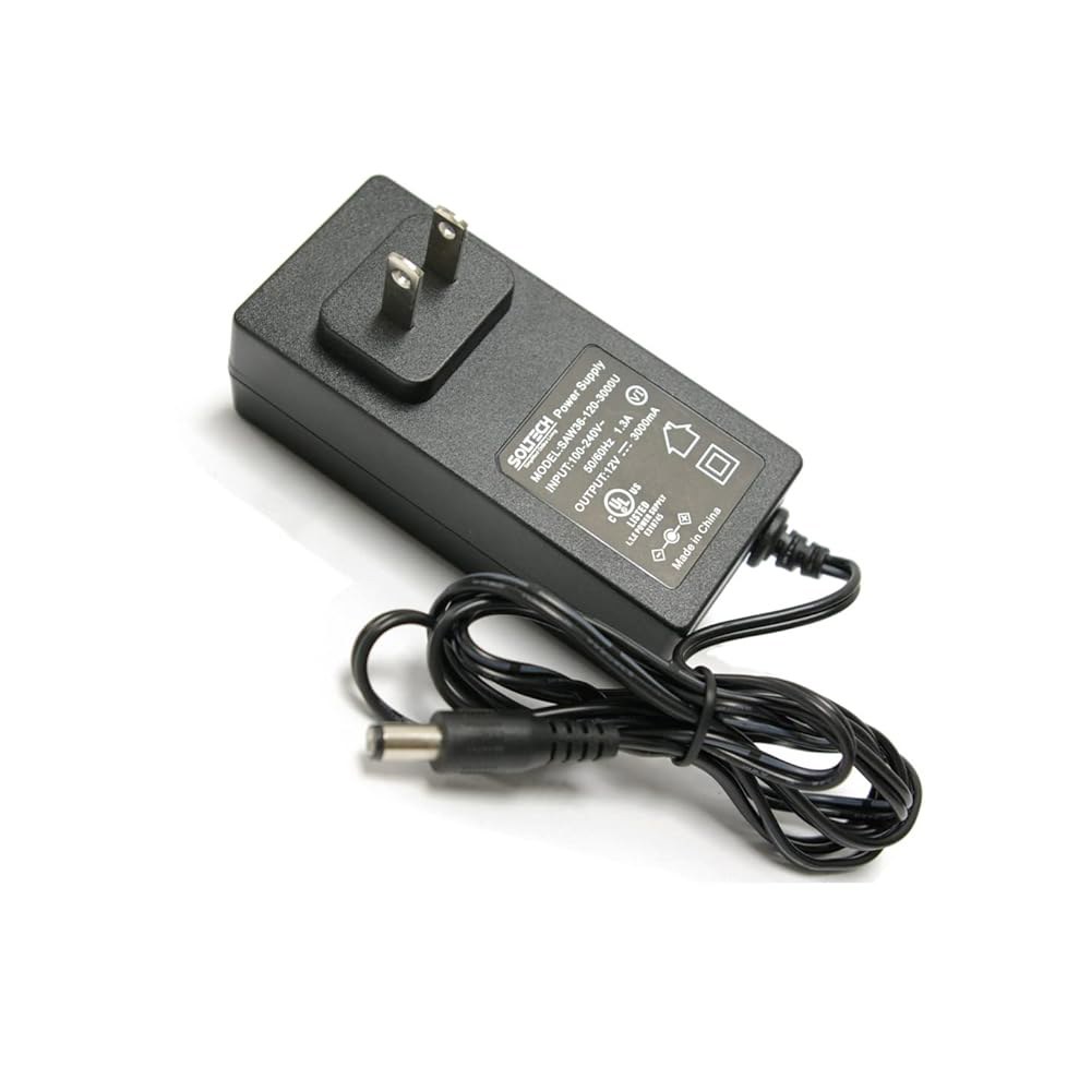 삼성 Wisenet DVR, NVR, AHD용 카메라 AC CCTV Owl과 Night 전원 공급 3A DC 어댑터 장치, 보안 100-240V Lorex, 호환 12V - 상품 이미지