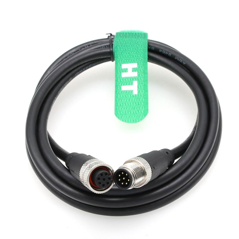 센서 카메라 M12 8핀 암 1M 수 케이블 이더넷용 네트워크 Cognex 자동화 Profibus 액추에이터 - 연장 60cm - 상세 이미지 2