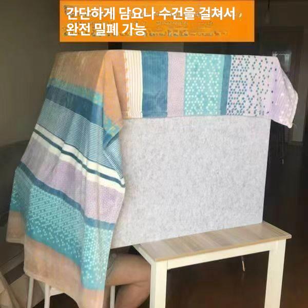 방음 부스 조립식 흡음재 적용 녹음 스튜디오 소음 감소 80 x 80x80 외부 그레이 내부 그레이 - 상세 이미지 5