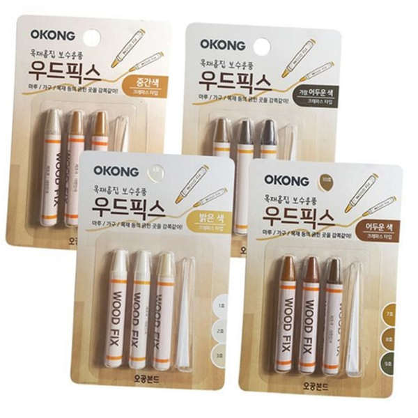 스크래치 목재 흠집 보수제 마루 가구 흠집 보수제 셀프 키트
