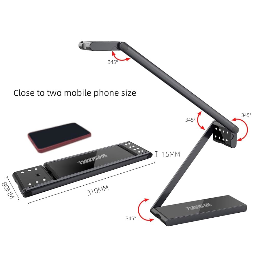 ZSEEWCAM 교사 교육 재무 사무실용 13MP 사용 LED 네트워크, 자동 라이트 4K USB 작업, 필 포커스, 카메라, A2 UHD 문서 학습 캡처, 듀얼 모드 원격 교실 - 상세 이미지 3