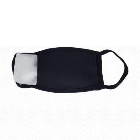 삼중 구조 방한 입체 면 마스크 블랙 컬러 겨울용 보온 세탁 가능 재사용 필터