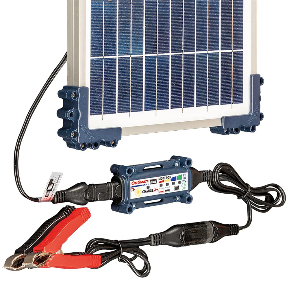 테크메이트 옵티메이트 태양광 듀오 + 10W 패널, TM-522-D1, 6단계 12V / 12.8V 0.83A 밀폐형 배터리 절약 충전기 및 유지보수기 - 상세 이미지 3