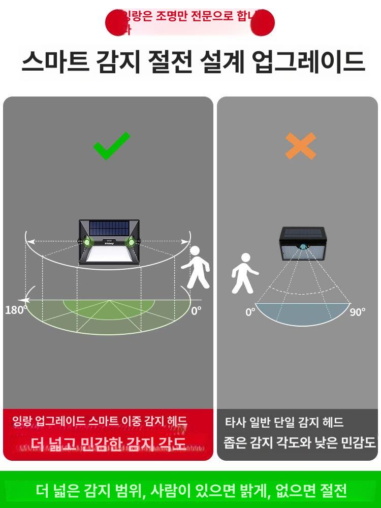 태양광 정원등 대형 야외등 다기능 문주등 전등 LED 실외 일체형 다기능1단계 - 상세 이미지 3