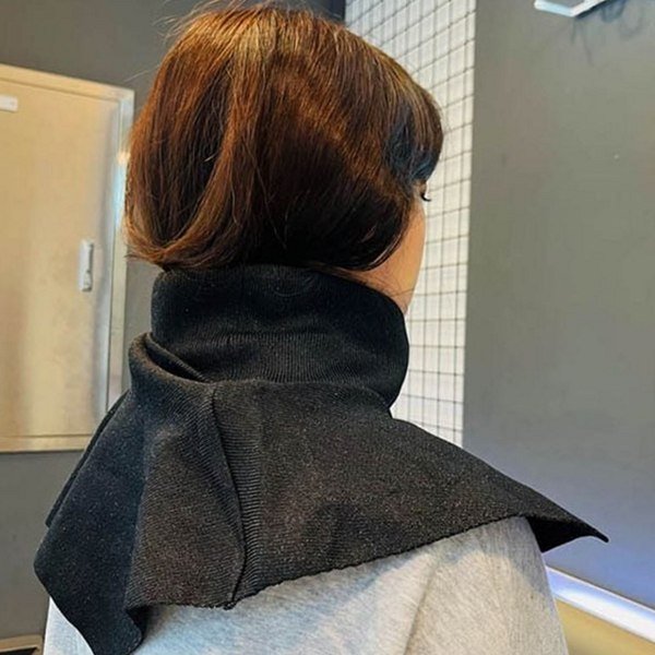 호신용 절단 방지 목 토시 여성용 남여공용 목 토시 블랙 - 상품 이미지