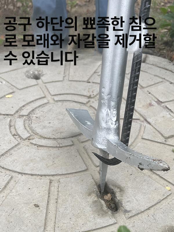 맨홀개폐기 뚜껑여는 공구 빠루 갈고리 개방기 유압 비확장형 - 상세 이미지 4