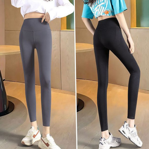소프트 여성 레깅스 피트니스 여성 9부 레깅스 데일리 스포츠 운동 - 상세 이미지 2