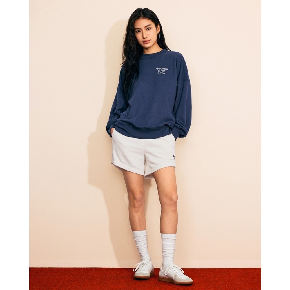 아베크롬비 여자 반바지 테리 조깅 트레이닝 Abercrombie & Fitch - 상세 이미지 2