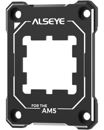 [해외]AM5 레트로핏 키트용 ALSEYE CPU 접촉 프레임 AMD CPU용 굽힘 방지 버클(블랙) CPU Frame- AM5 Black