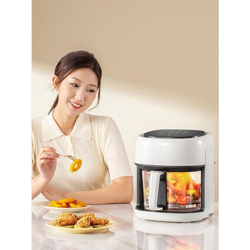 글라스 투명 바스켓 다기능 내열 컨벡션 가정용 대형 아보카도그린 국가표준중국본토용 - 상세 이미지 5