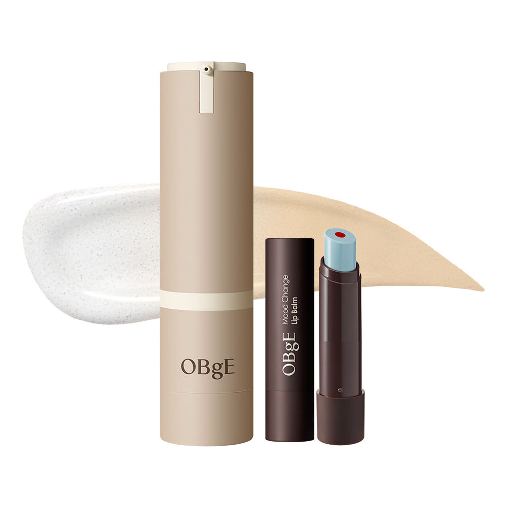 OBgE 오브제 오브제 내추럴 커버 로션 + 무드 체인지 립밤 세트