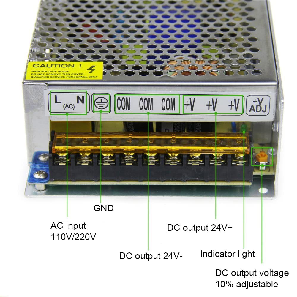 알리토브 DC 24V 10A 240W 스위치 어댑터 트랜스포머 전원 파워 5A 1 Pack - 상세 이미지 3