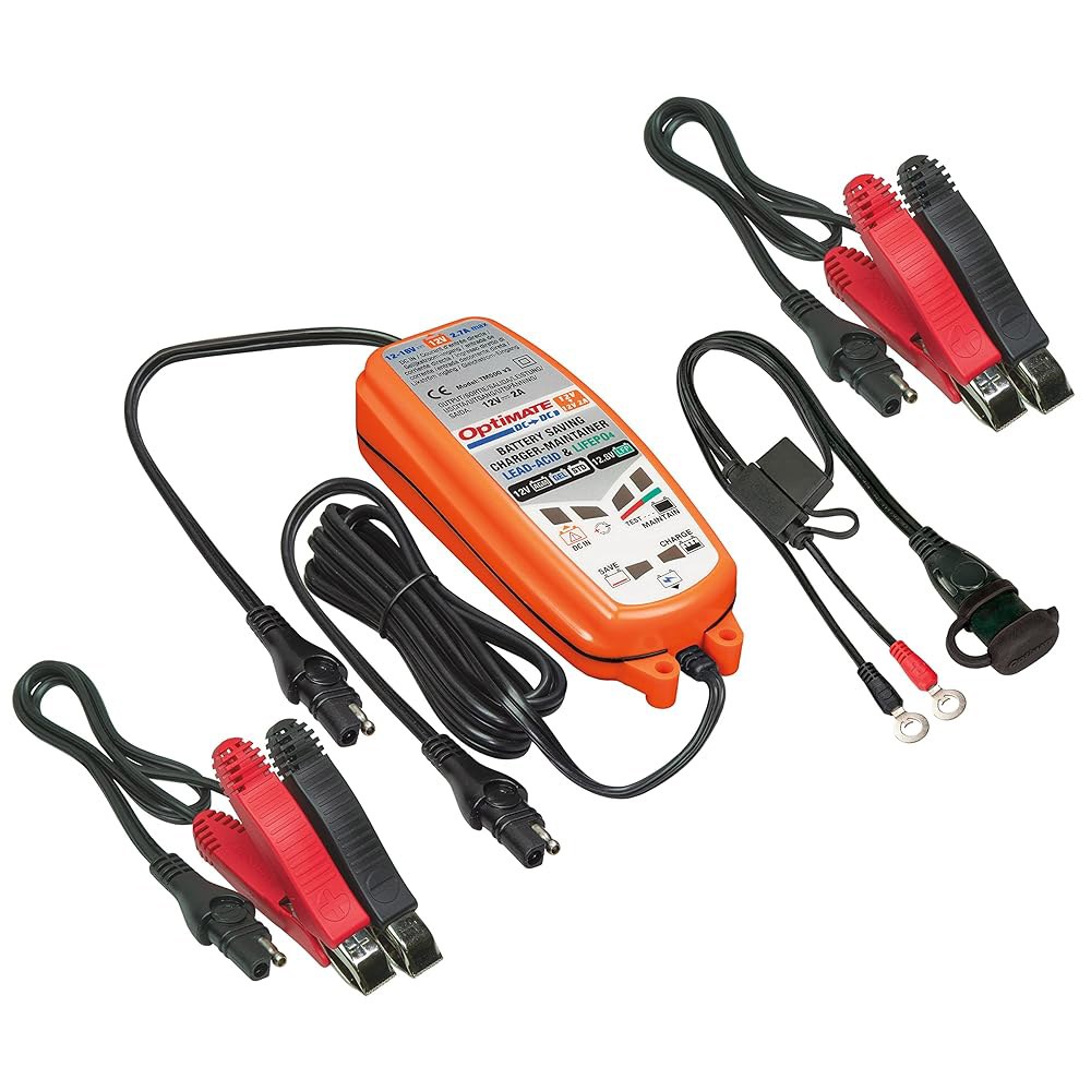 TecMATE DC-DC, TM-500v3, 6단계 12V / 12.8V 2A 밀폐형 배터리 절약 충전기 및 유지 관리기 최적화 - 상세 이미지 3