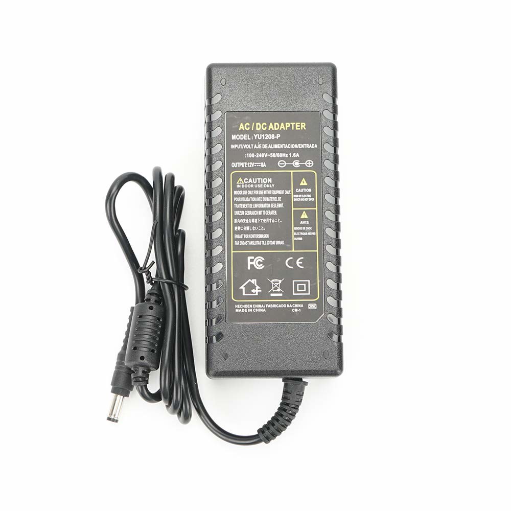 8A 전원 공급 어댑터, AC100-240V DC 스트립 고양이, 보안 라우터, LED 조명, 포함 출력 잭 ADSL 변압기, 무선 카메라용 to 컨버터 DC12V 5.5x2.5m - 상세 이미지 3