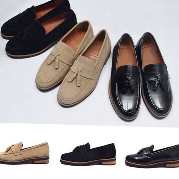 데 남자 로퍼 수술 남성 태슬 로퍼 캐주얼 가죽 단화