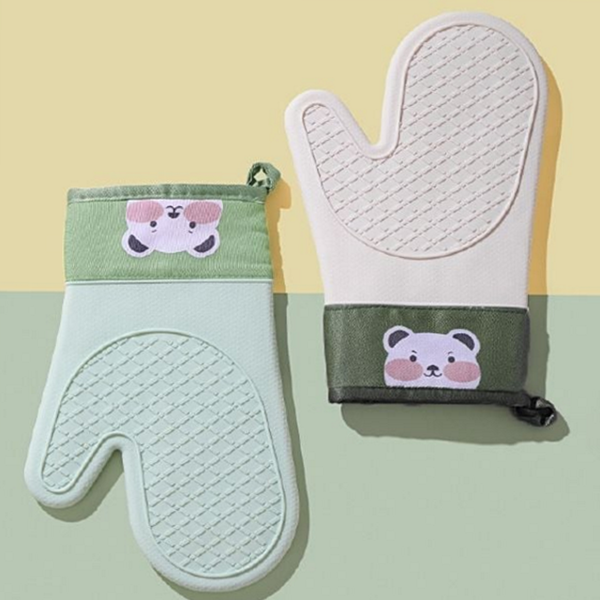 오븐용 주방 장갑 베이킹 실리콘 장갑 미트 냄비 - 상품 이미지