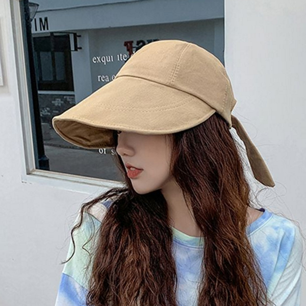 접이식 여성 모자 와이어 챙 넓은 모자 여름 데 - 상품 이미지