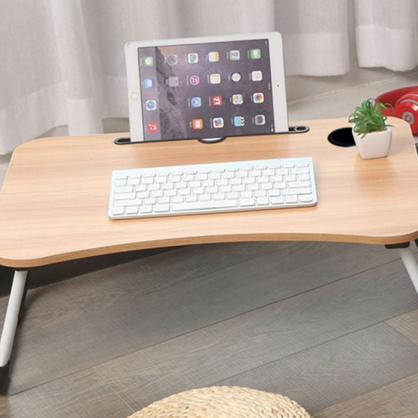 휴대용 접이식 노트북 테이블 간이 좌식 노트북 테이블 베드 트레이