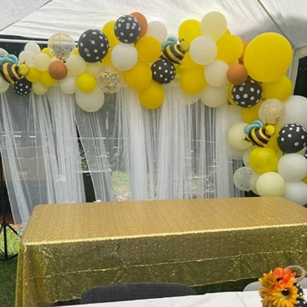 알루미늄 벌풍선 장식 파티벌 벌풍선 세트 가랜드 생일 파티 백일 - 상품 이미지