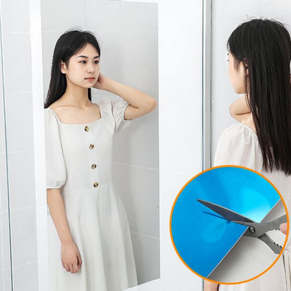 인테리어 붙이는 거울 안전 안 깨지는 거울 욕실 방문 - 상품 이미지
