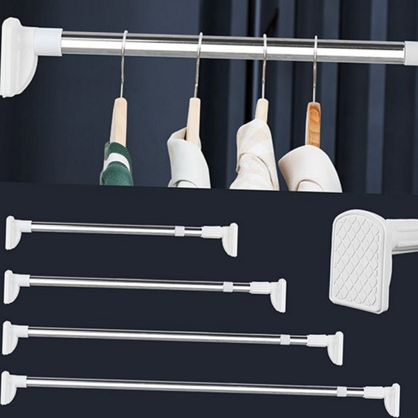 다용도 무타공 커튼 봉 못없이 압축봉 커튼 주방 거실