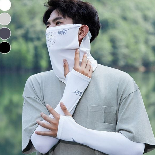 냉감 남성 쿨링 마스크 통풍 남성 자외선 차단 마스크 스포츠 - 상품 이미지