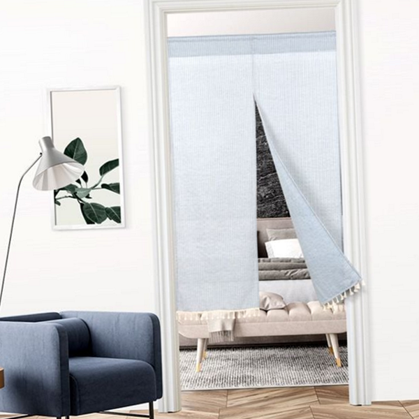 봉집형 공간 분리 가리개 출입구 현관 가림막 커튼 주방 무타공