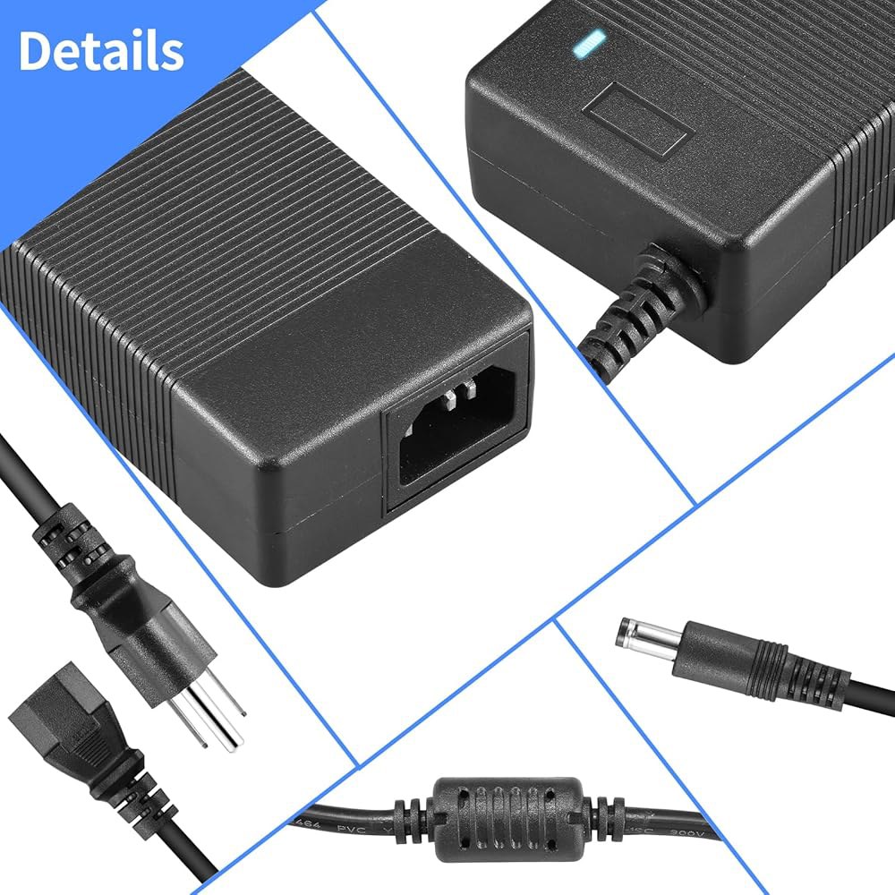 12V 5A 전원 공급 장치, 60W 잭, 4Amp - 카메라, DC 3Amp 조명 스트립, LED 라우터, 5암페어 프린터용 변압기, 출력 어댑터 1Amp 5.5x2.1mm~2. - 상세 이미지 3