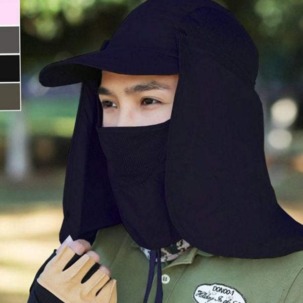 남녀공용 여름 햇빛 차단 모자 아웃도어 야외 활동 썬 캡 - 상품 이미지