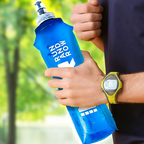 소프트 러닝 물병 플라스크 등산 물병 휴대용 500ml 물통 스포츠 - 상품 이미지