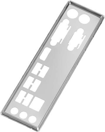 LT Easiyl [해외]MSI A320M PRO M2 V2 B450M V2와 호환되는 LT Easiil 컴퓨터 케이스 I/O 쉴드 플레이트 빈칸