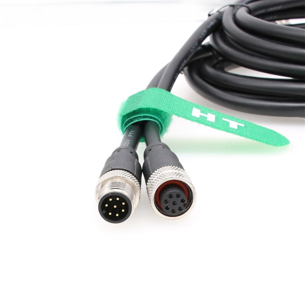 센서 카메라 M12 8핀 암 1M 수 케이블 이더넷용 네트워크 Cognex 자동화 Profibus 액추에이터 - 연장 60cm - 상세 이미지 3