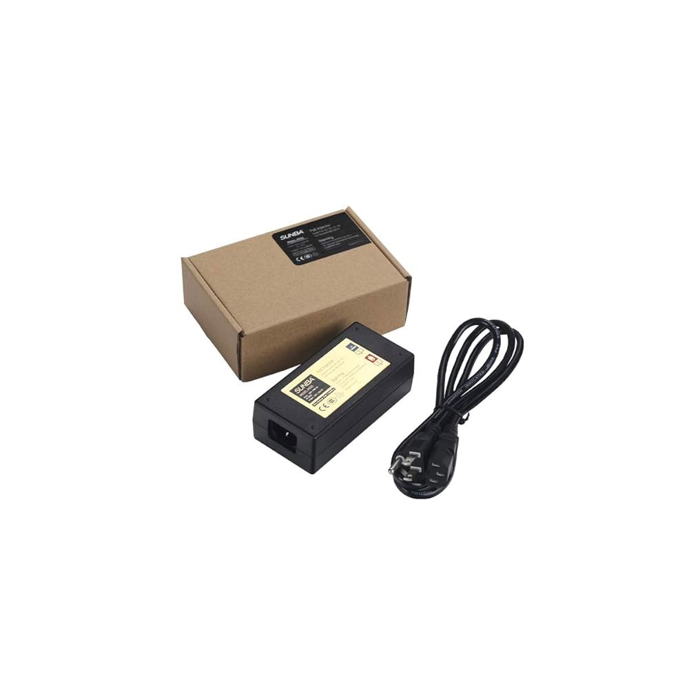 SUNBA 기가비트 65W 파워 오버 802.3at/af/bt IP 고출력 준수, 카메라용 인젝터, 장거리 전송 PoE+ 이더넷 - 상세 이미지 2