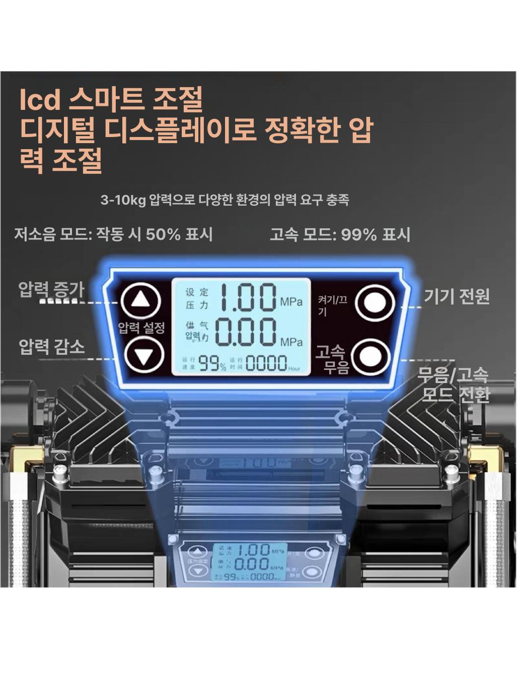 에어 보조 탱크 압력 저장 리시버 스테인리스 고압 진공 9099 - 39l 진석 페인트용 8개 - 상세 이미지 4