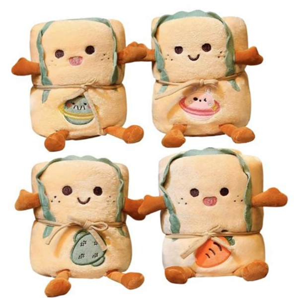 캐릭터 낮잠 담요 휴대용 대형 담요 블랭킷 캠핑 여행 - 상품 이미지