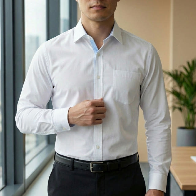 21ARBO 남자 긴팔 셔츠 남성 정장 와이셔츠 남방