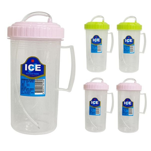 다용도 손잡이 빨대 컵 어르신 노인용 빨대 컵 500ml 음료용 - 상품 이미지