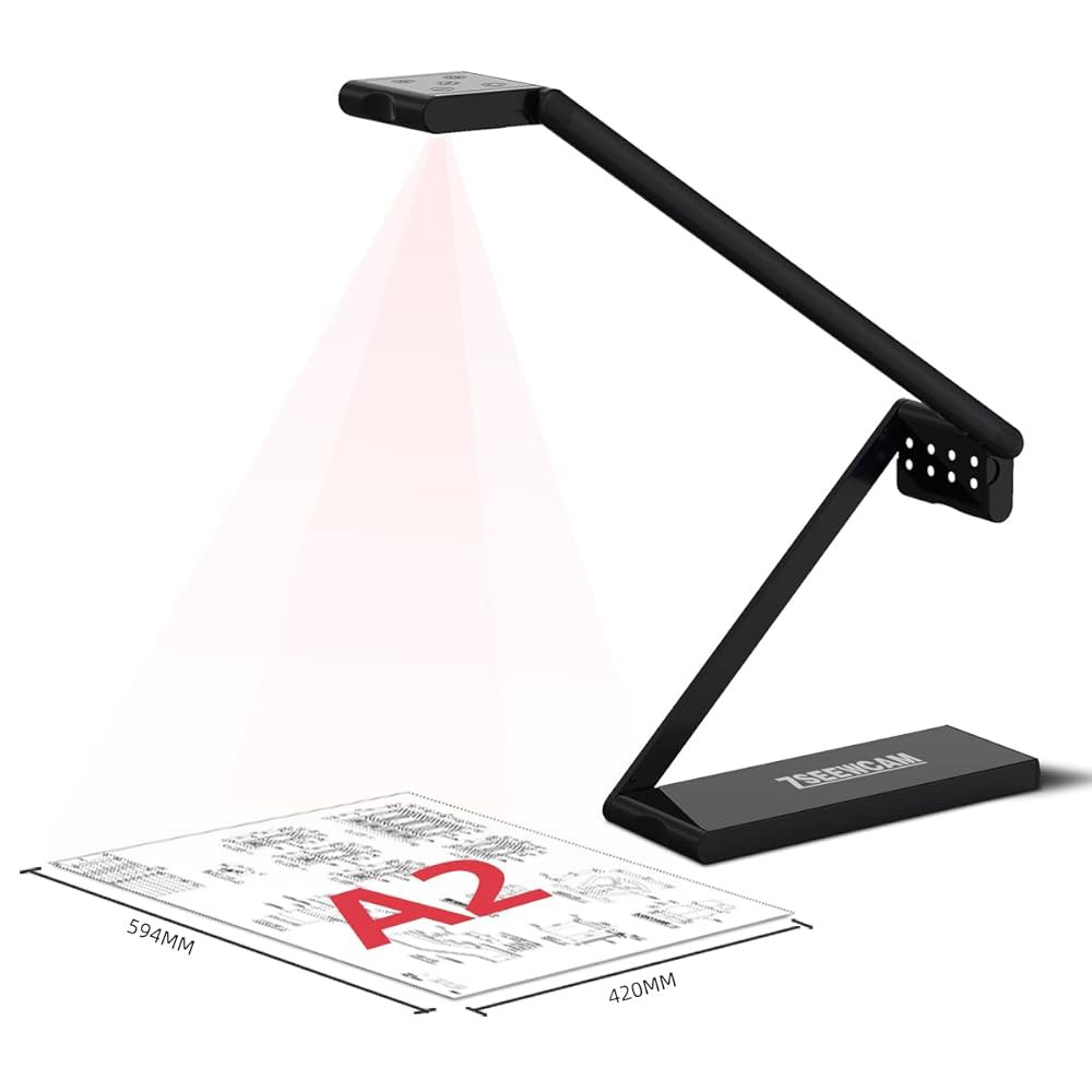 ZSEEWCAM 교사 교육 재무 사무실용 13MP 사용 LED 네트워크, 자동 라이트 4K USB 작업, 필 포커스, 카메라, A2 UHD 문서 학습 캡처, 듀얼 모드 원격 교실 - 상품 이미지