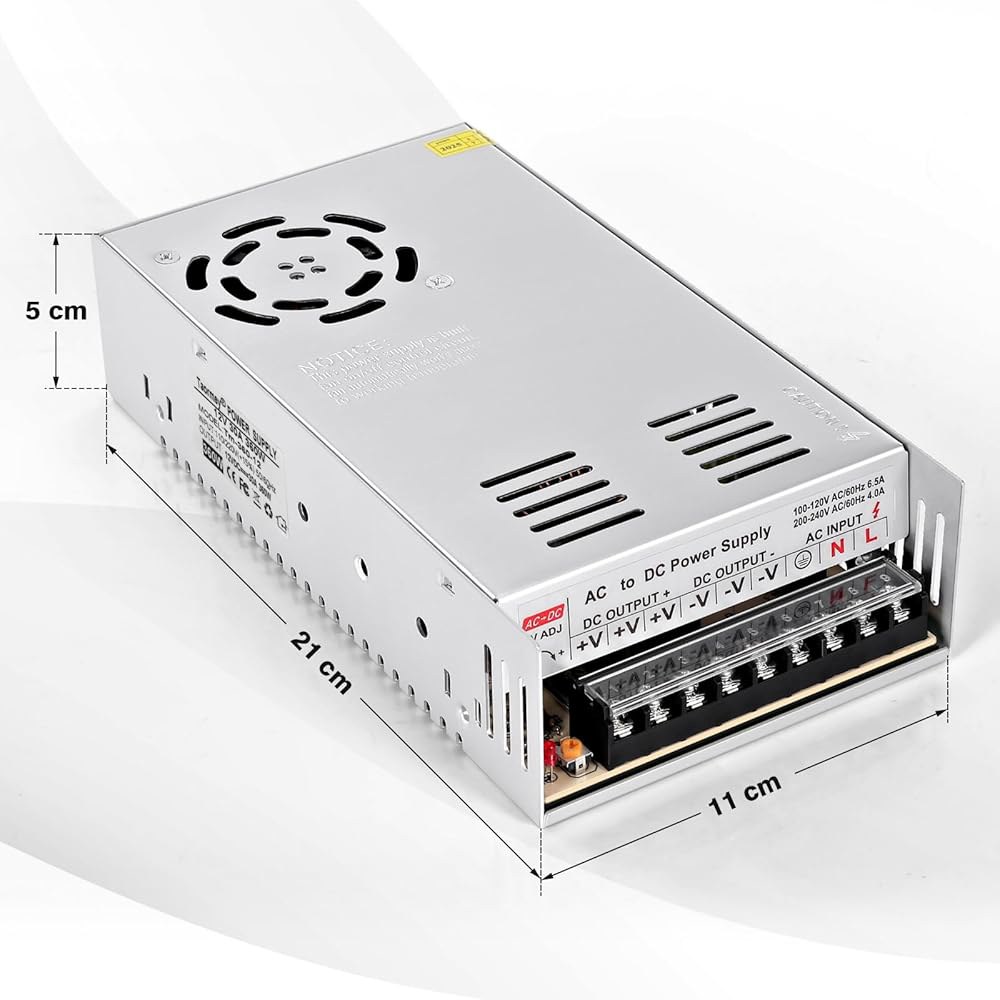 Taormey 12V 30A 360W 스위칭 CCTV 장치, LED 3D 카메라, 110V/220V DC 드라이버 - 변압기 프린터, 산업 범용 장비, 공급 전원 조절 스트립, - 상세 이미지 2