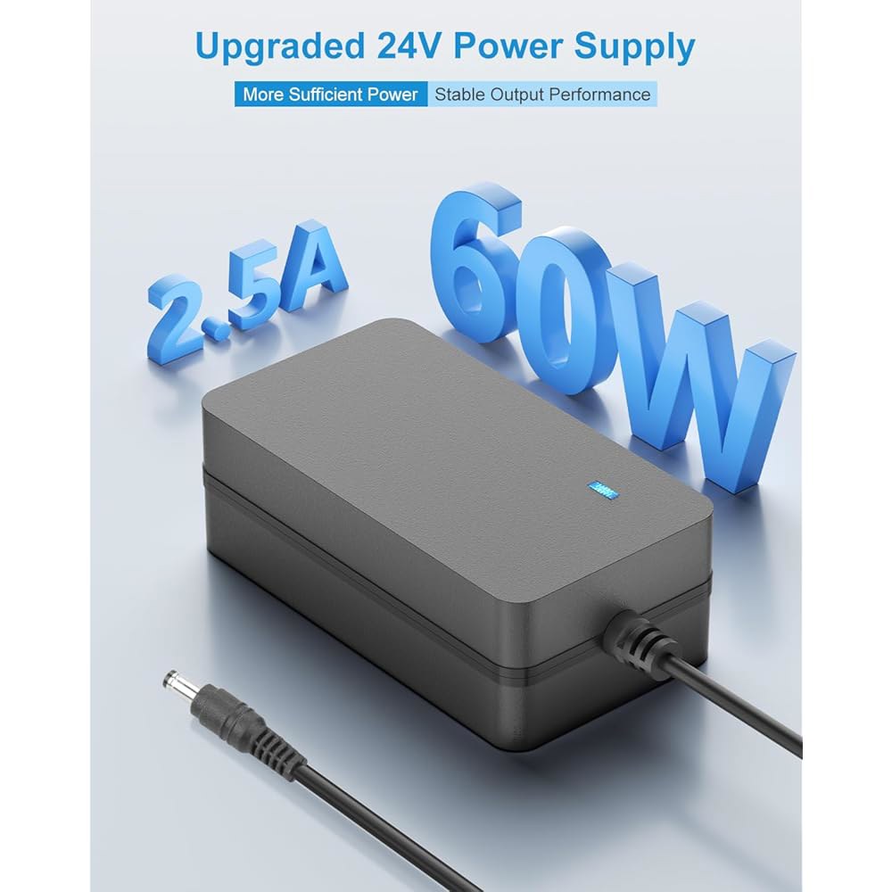 2.5A 60W AC 어댑터 100-240V 전원 컨버터 LED 1500mA 14가지 펌프 1A 팁 코드 라우터용 1.8m(6.2피트) 포함 스트립 DC 50-60Hz 변압기 카메 - 상세 이미지 2