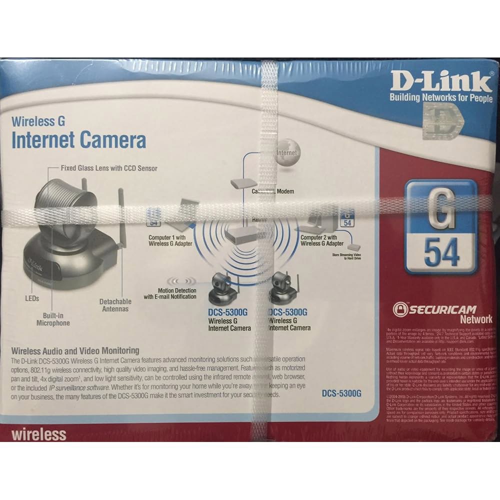 D-Link DCS-5300 10/100 팬/틸트 네트워크 카메라 인터넷 - 상세 이미지 2
