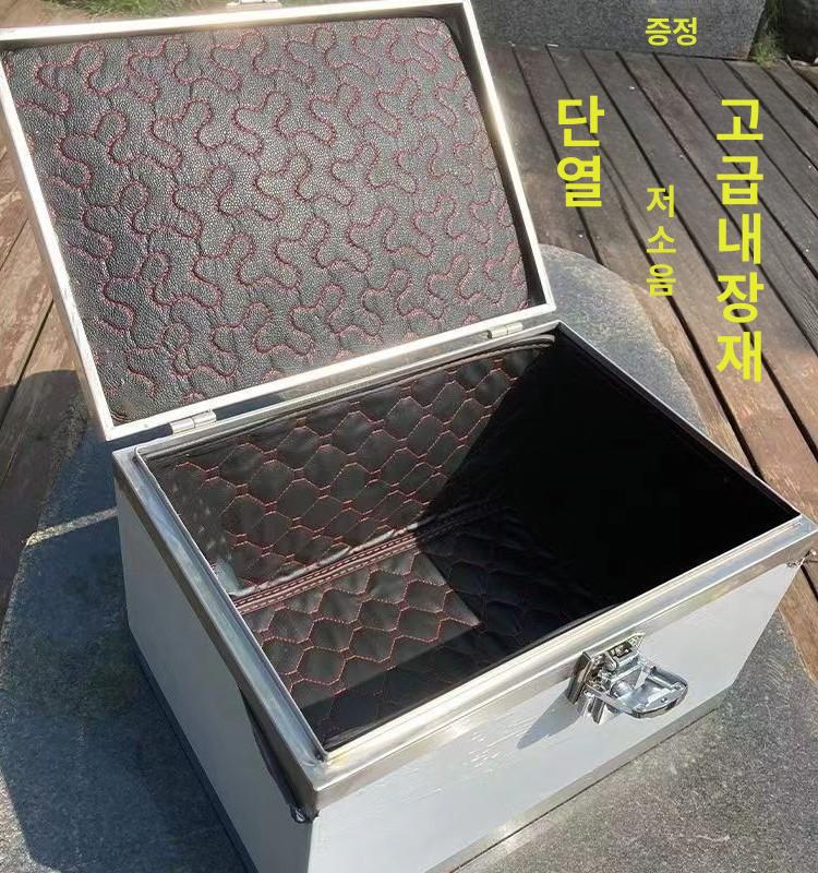 스텐 방음박스 캠핑용 발전기 보관함 대형 차박 소음방지 30너비 25높이 25 아연도금 개구부있음 - 상세 이미지 2
