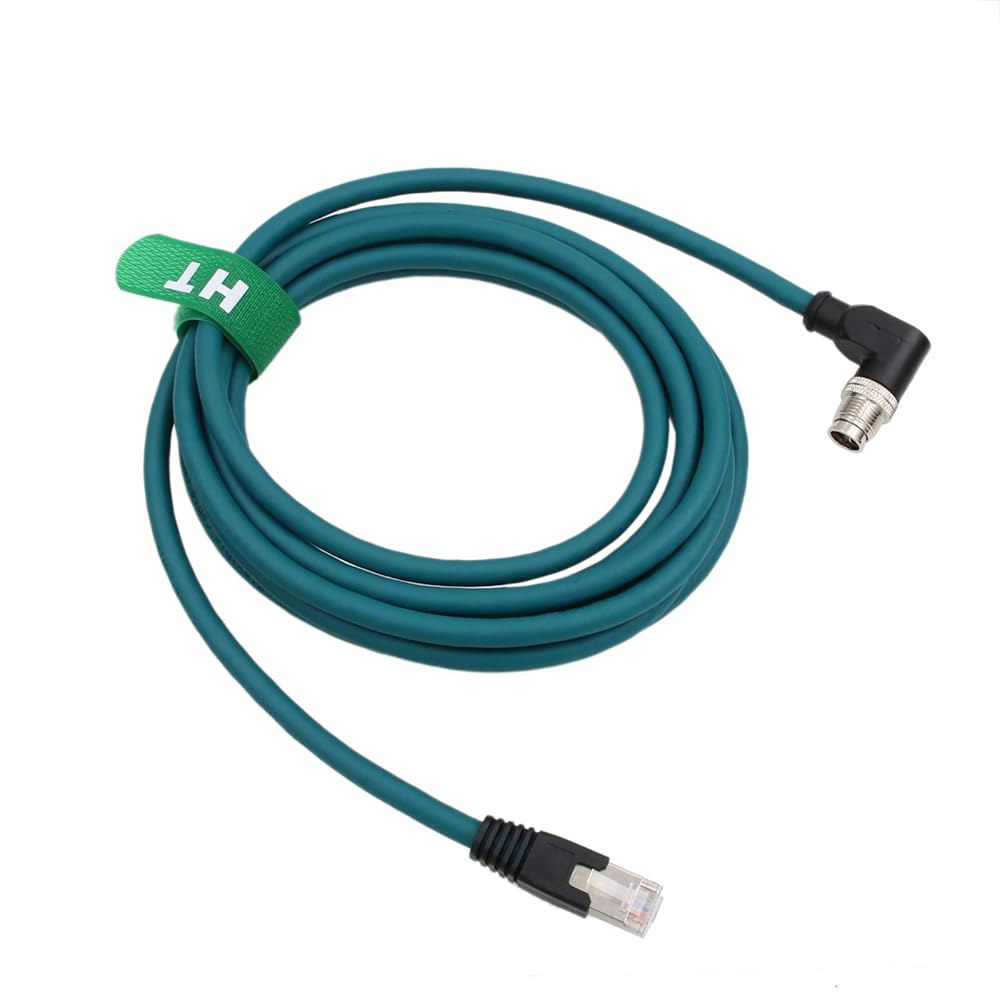 PLC 라우터 네트워크 Cognex Basler 이더넷 Datalogic RJ45 센서 비전 Sick 카메라 M12 Keyence 90도에서 X-코드 (20m) Microscan - 상품 이미지