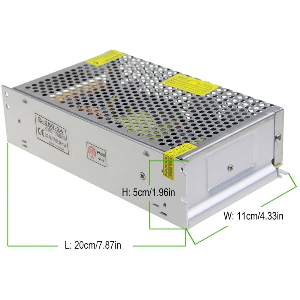 알리토브 DC 24V 10A 240W 스위치 어댑터 트랜스포머 전원 파워 5A 1 Pack - 상세 이미지 2