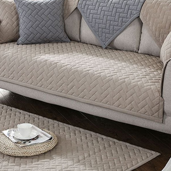 북유럽 소파 패드 린넨 패브릭 소파 패드 4인용 3인용 사계절